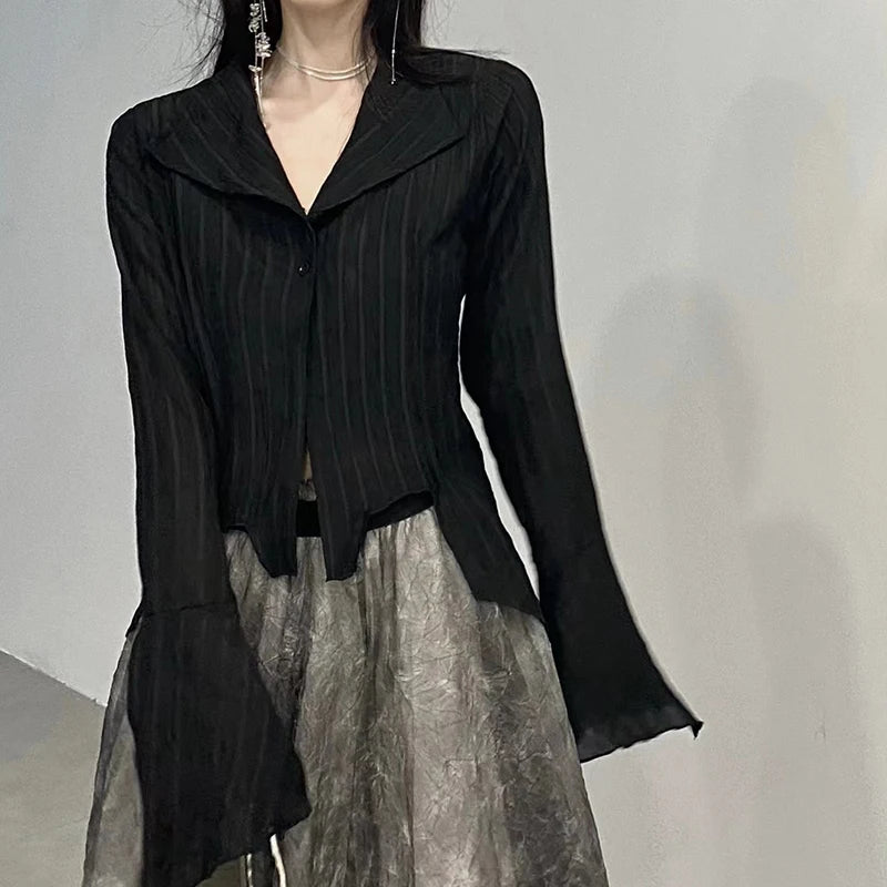 Shadow Veil Blouse - InDemandFinds