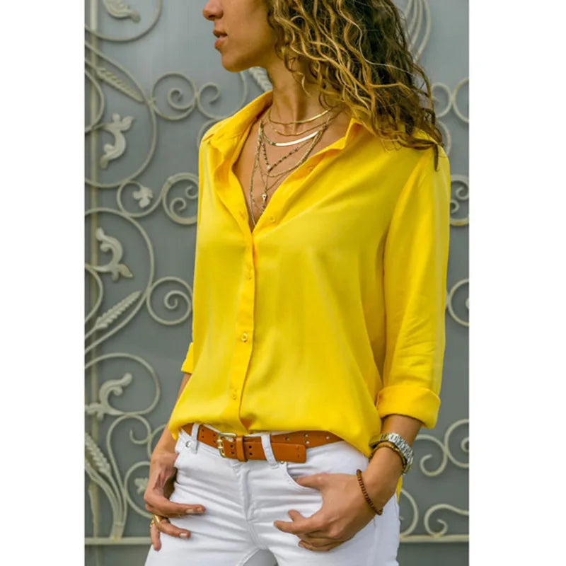SereneEssence Casual Chic Blouse - InDemandFinds