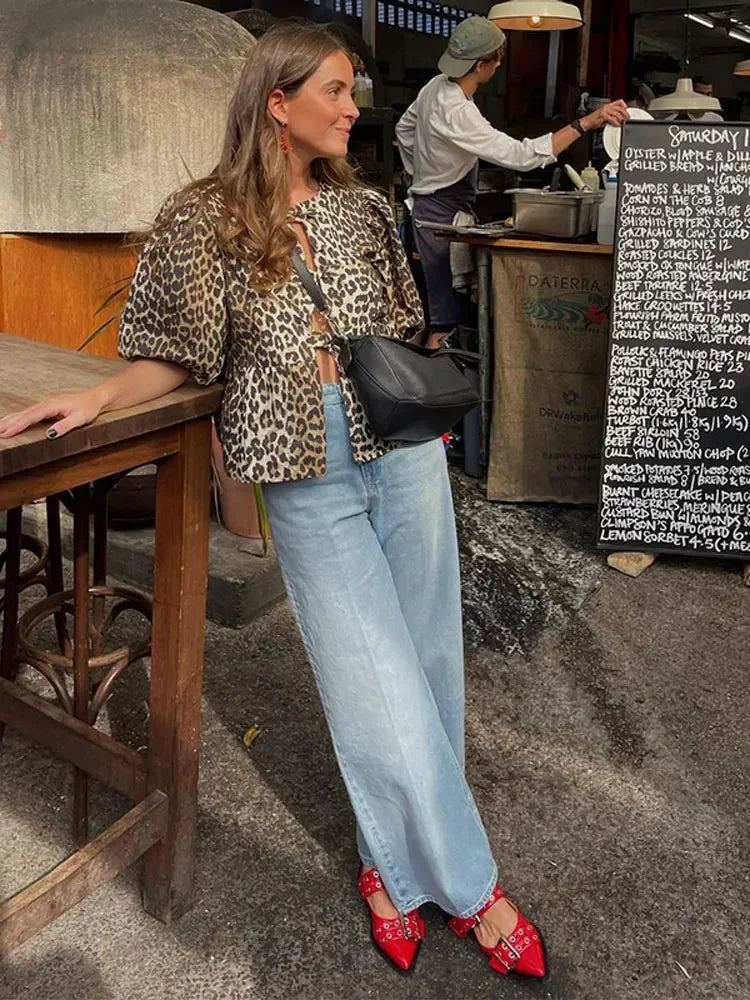 Feline Finesse Blouse - InDemandFinds