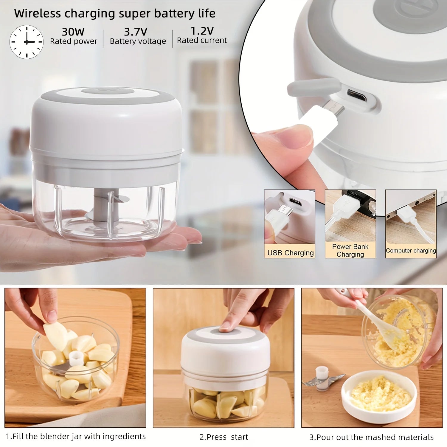MiniMash Electric Chopper - InDemandFinds