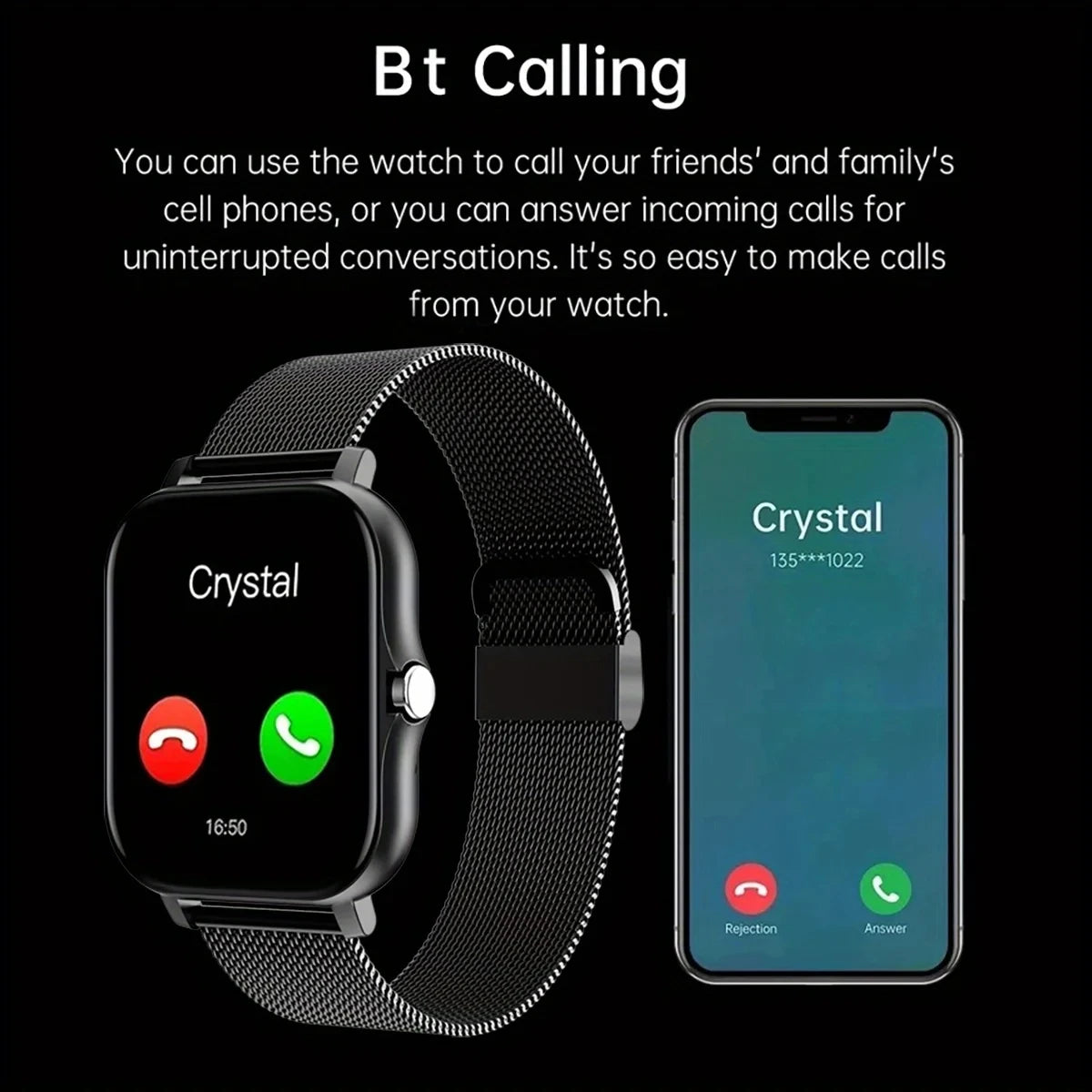 TouchSync Smartwatch - InDemandFinds