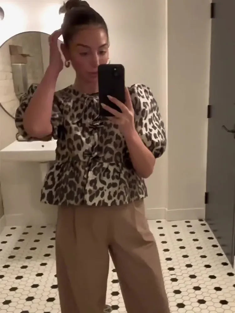 Feline Finesse Blouse - InDemandFinds