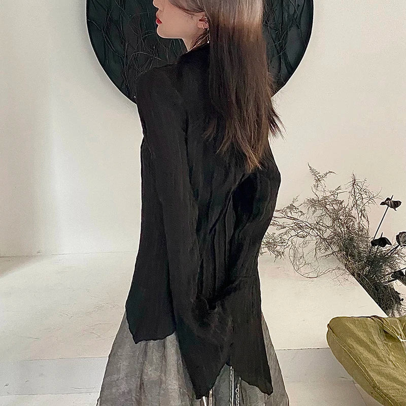 Shadow Veil Blouse - InDemandFinds